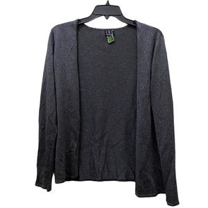 3/$15 INC glitter sparkle gray cardigan sweater